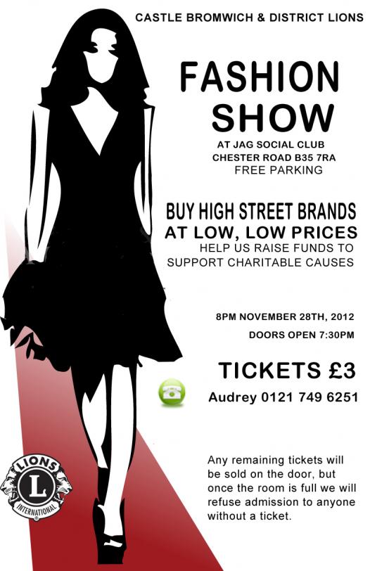 Fashion Show Poster Nov 2012 Fashion Show Poster Nov 2012